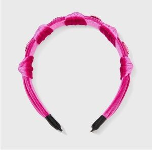 ⭐️ A New Day Fuchsia Velvet Rhinestone Headband